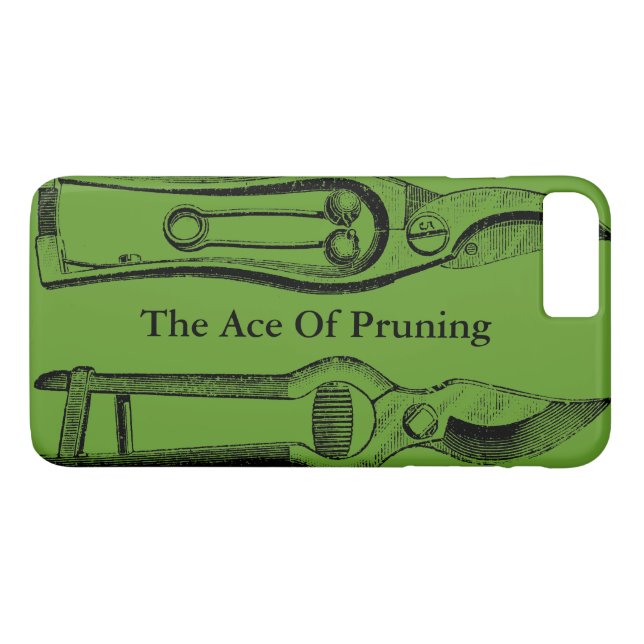 VINTAGE Gardening Tools Green Pruners Iphone Case (Back (Horizontal))