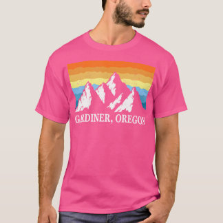 Vintage Gardiner Oregon Mountain Hiking Souvenir P T-Shirt