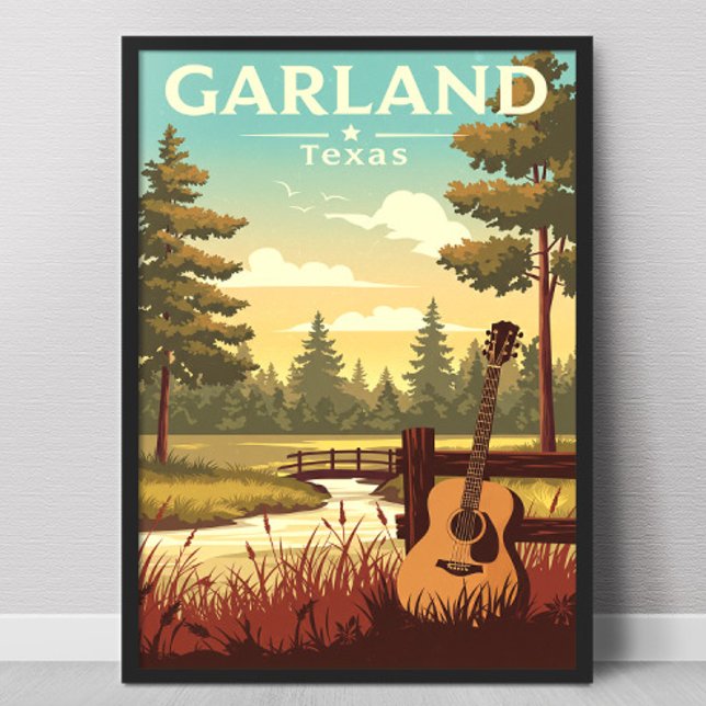 Vintage Garland Texas Poster (Creator Uploaded)
