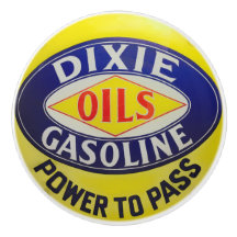 Vintage Gas Pump Dixie Oils Gasoline Hot Rod Era