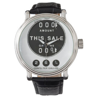 Vintage Gas Pump Face Watch