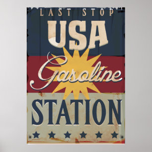 Vintage Gasoline Sign