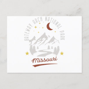 Vintage Gateway Arch National Park Missouri Postcard