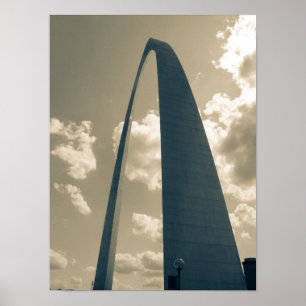 Vintage Gateway Arch Poster