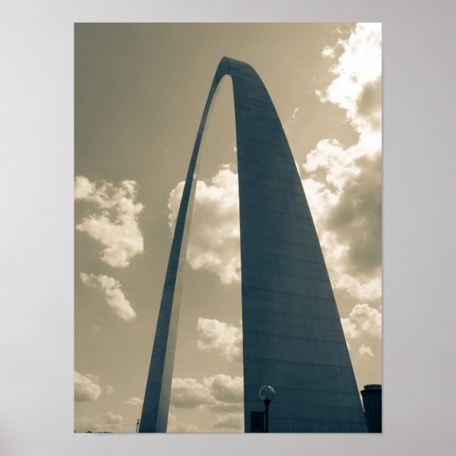 Vintage Gateway Arch Poster (Front)