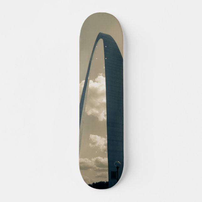 Vintage Gateway Arch Skateboard (Front)