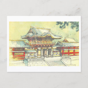 Vintage Gateway to Toshogu Shrine, Nikko, Japan Postcard
