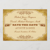Vintage Gay Save The Date