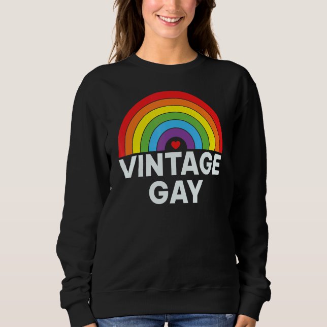 Vintage Gay Sweatshirt (Front)