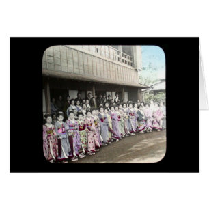 Vintage Geisha Magic Lantern Slide