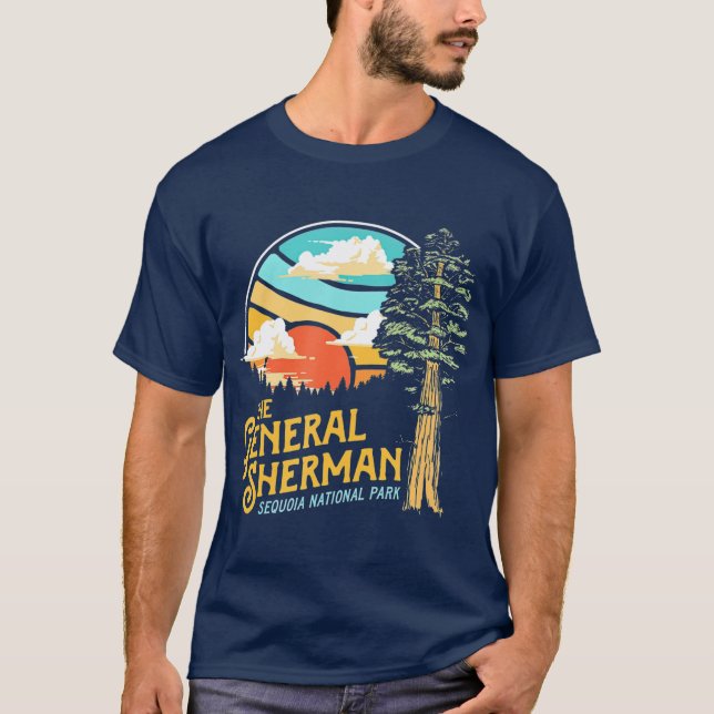 Vintage General Sherman Sequoia National Park T-Shirt (Front)