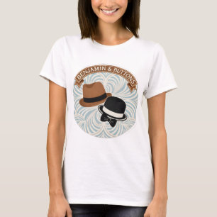 Vintage gentleman style graphic T-shirt product