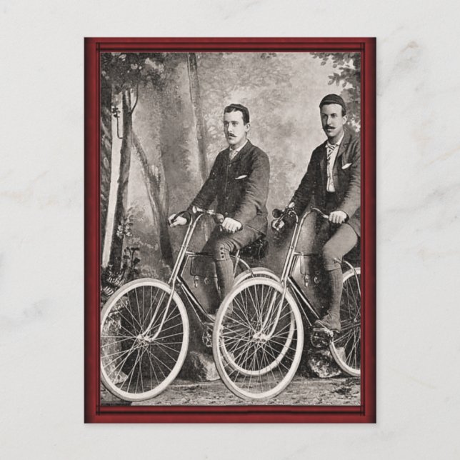 Vintage Gentlemen's bicycles Postcard (Front)
