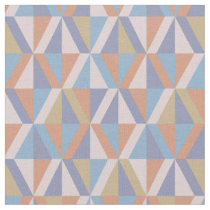 Vintage geometric abstract colorful pattern fabric
