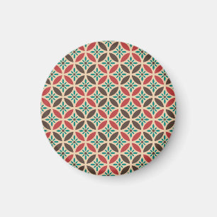 Vintage geometric, abstract seamless pattern. magnet