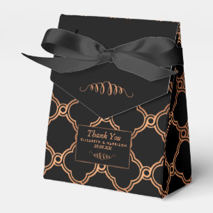 Vintage Geometric Art Deco Gatsby Wedding Favour Box