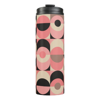 Vintage Geometric: Classic Seamless Pattern Thermal Tumbler