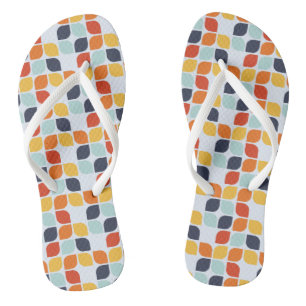 Vintage Geometric Pattern Jandals