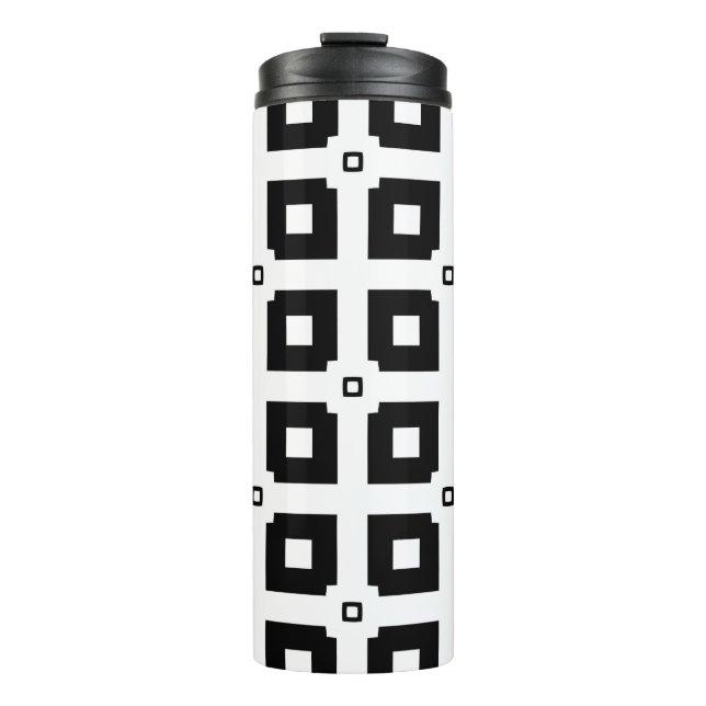 Vintage geometric pattern. Repeating elements styl Thermal Tumbler (Front)