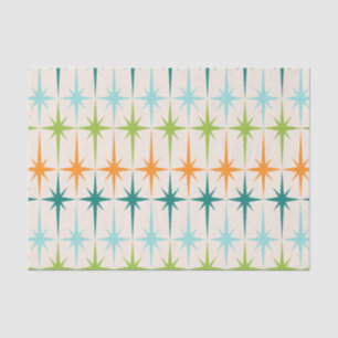 Vintage Geometric Starbursts Tissue Paper