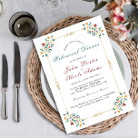 Vintage Geometry Classical Motif Rehearsal Dinner Invitation<br><div class="desc">Beautiful Invitation to celebrate Special occasions and festivals comes with digital and E-invitation as per your request. We would love to replicate our designs to make multiple products like rsvp cards, labels envelopes, and more. Customisation is available for ready to print on request at info@shamaurcreatif@gmail.com Look Forward to hearing from...</div>