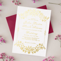 Vintage Geometry Intricate Classical Motif Wedding