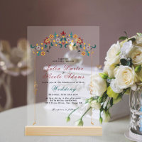 Vintage Geometry Intricate Classical Motif Wedding