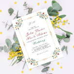 Vintage Geometry Intricate Classical Motif Wedding Invitation<br><div class="desc">Beautiful Invitation to celebrate Special occasions and festivals comes with digital and E-invitation as per your request. We would love to replicate our designs to make multiple products like rsvp cards, labels envelopes, and more. Customisation is available for ready to print on request at info@shamaurcreatif@gmail.com Look Forward to hearing from...</div>