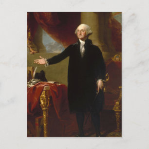 Vintage George Washington Portrait Painting 2 Postcard
