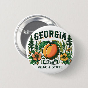 Vintage Georgia 6 Cm Round Badge