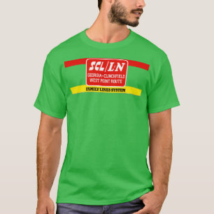 Vintage Georgia Clinchfield West Point Route Famil T-Shirt