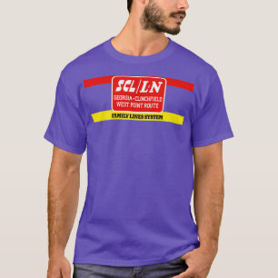 Vintage Georgia Clinchfield West Point Route Famil T-Shirt