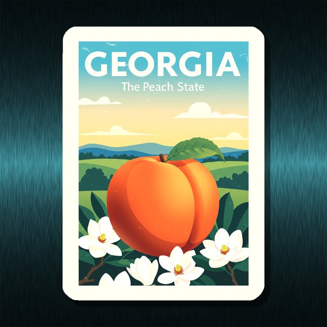 Vintage Georgia Magnet (Creator Uploaded)