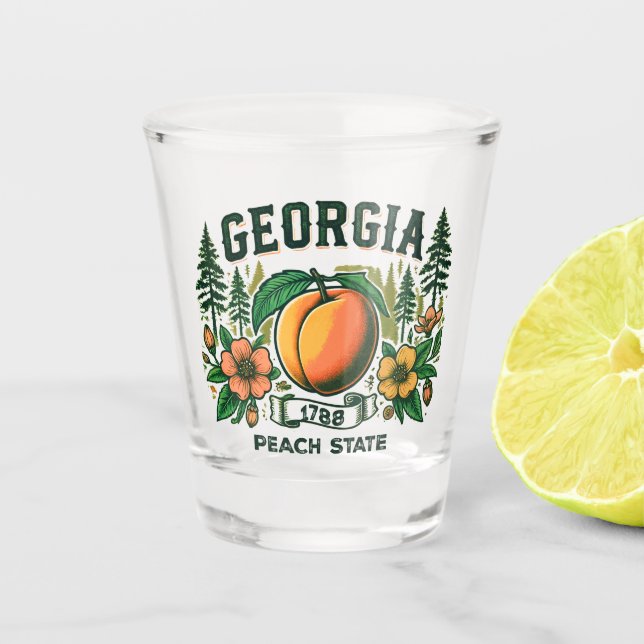Vintage Georgia Shot Glass (Front)