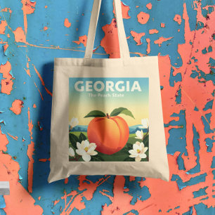 Vintage Georgia Tote Bag