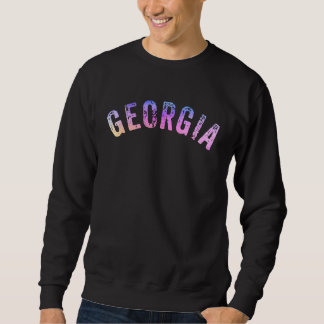 Vintage Georgia USA State GA Pride Varsity Style S Sweatshirt