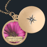 Vintage Gerber Daisy Anniversary Necklace<br><div class="desc">Keepsake Necklaces Choose either Silver Plated Gold Finish or Sterling Silver Unique Personalised Custom !st Christmas Gift Wedding Keepsake Wedding Party Necklaces - to change background colour - click customise - click edit - choose last tool in drop down menu and choose from one of the colours shown or enter...</div>