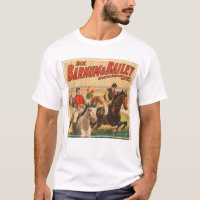 Vintage German Circus Poster Of Jockeys On Horses