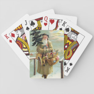 Vintage German Father Christmas Playing Cards