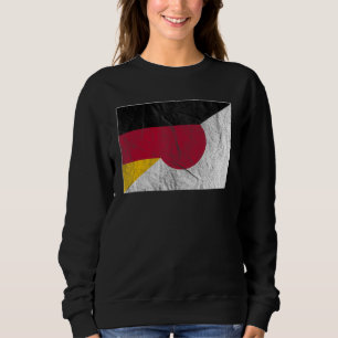 Vintage German Japanese Flags Germany Japan Soccer Sweatshirt