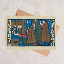 Vintage German Nativity Three Wise Men Christmas