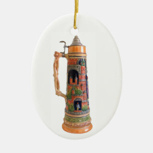 Vintage German Stein Ceramic Tree Decoration