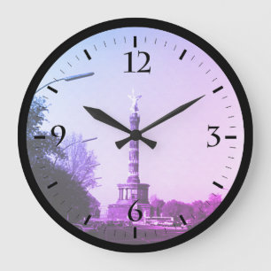 Vintage Germany Berlin 17th June Street Large Large Clock