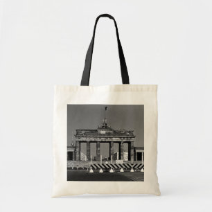 Vintage Germany Berlin Brandenburg Gate 1970 Tote Bag