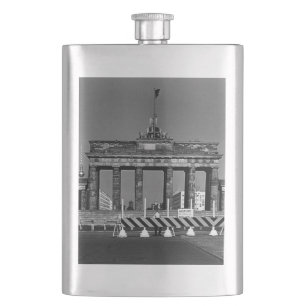 Vintage Germany Berlin Brandenburg Gate Hip Flask