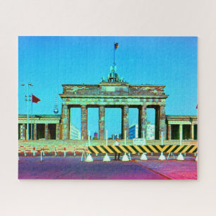 Vintage Germany Berlin Brandenburg Gate Jigsaw Puzzle
