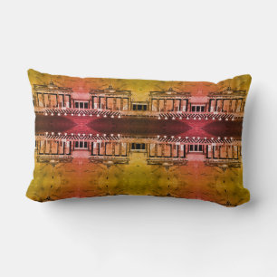 Vintage Germany Berlin Brandenburg Gate Throw Pill Lumbar Cushion
