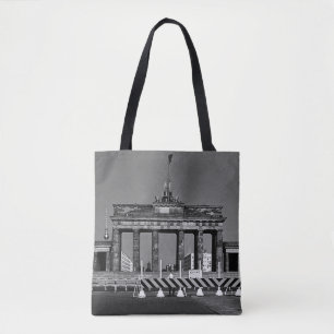 Vintage Germany Berlin Brandenburg Gate Tote Bag