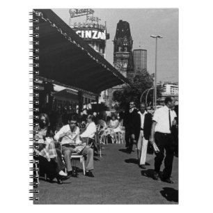 Vintage Germany Berlin kurfürstendamm avenue 1970 Notebook