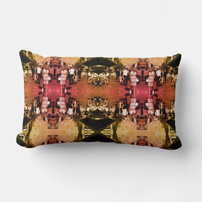 Vintage Germany Berlin kurfürstendamm avenue Throw Lumbar Cushion (Front)